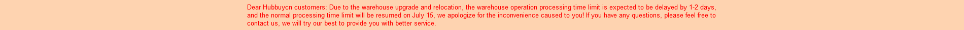 Warehouse Address Update Notice